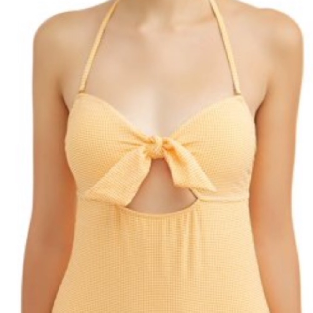 💜No Boundaries Juniors’ PiqueBunnytie 1PcSwimsuit - Picture 5 of 8